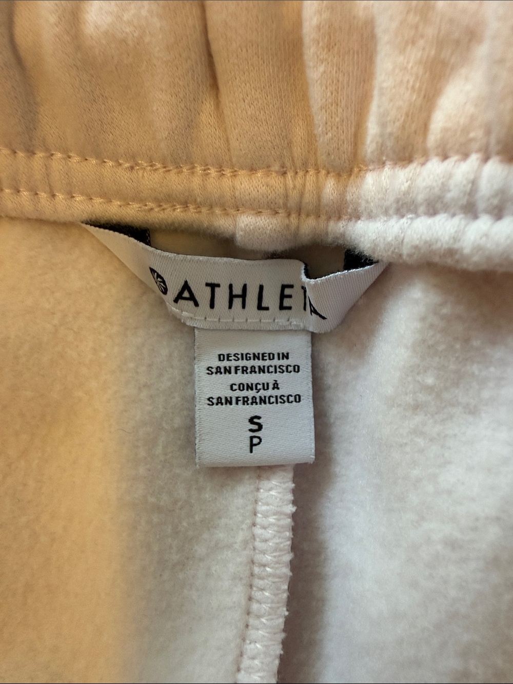 Athleta Light Pink Track Joggers - Picture 3 of 4